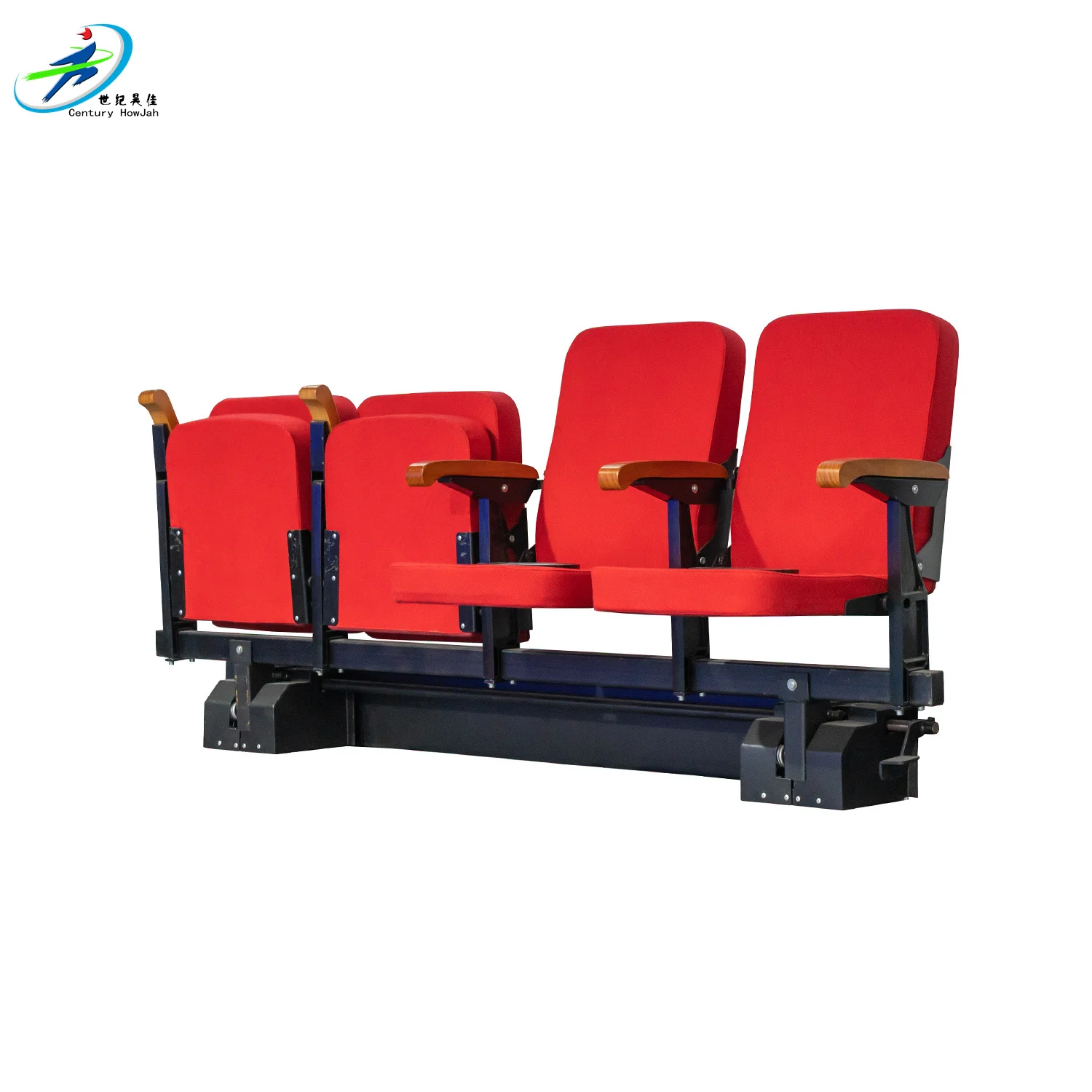 Wholesale VIP Plastic Folding Stadium Auditorium Church Cinema Seating FRP Armchair Chair