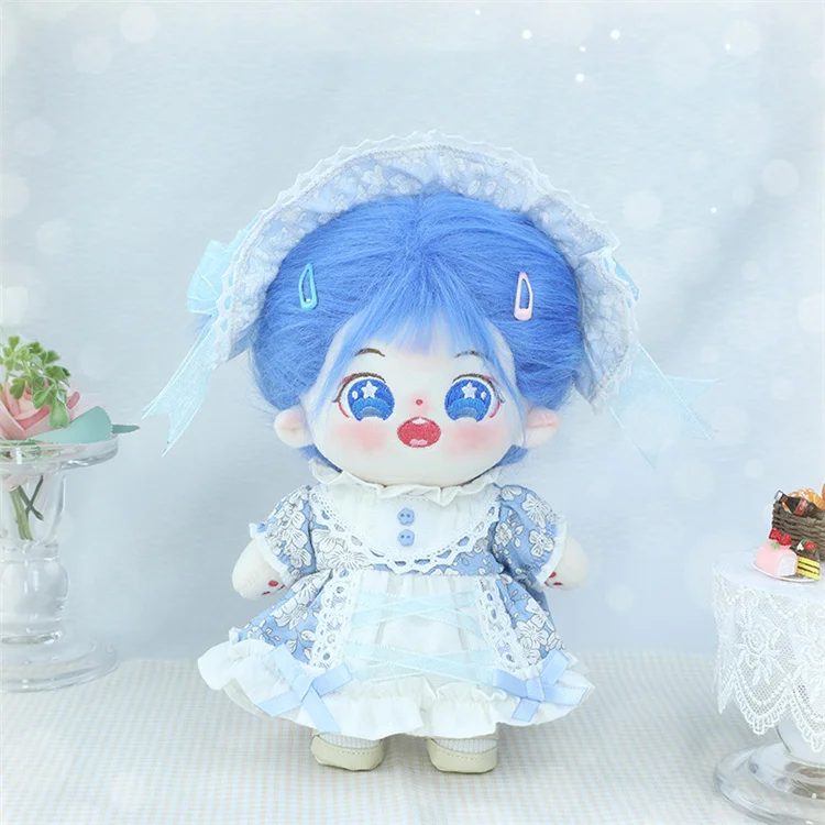 Factory Wholesale Fashion 20cm DIY Custom Kpop Doll Making Stuffed Plush Toys Girls Clothes