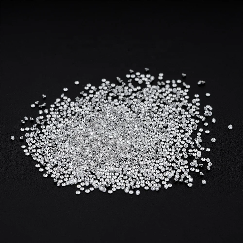 0.8mm - 3mm DEF Color VVS  Melee Lab Diamond Price Per Carat HPHT Loose Diamond CVD Diamond