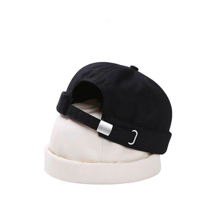 
Factory Accept Custom Embroidery High Quality Beanie Hat Summer Cotton Casquette Docker Sailor Cap 