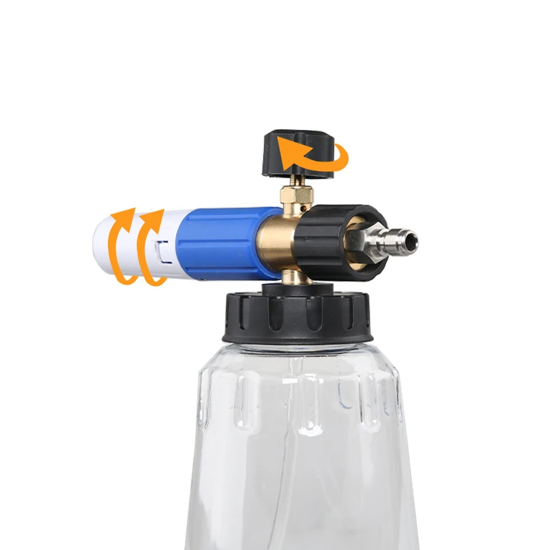 M22-15 Thread Fitting 1000ml High Pressure Foam Cannon Lance Pencil Spraying Fan Spraying Foam Spray Gun