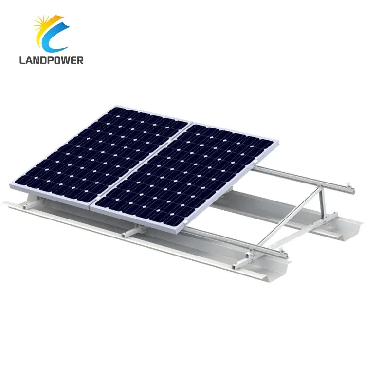 Ballasted Mount on Flat Roof Aluminum Solar Panel Mount Structure  with Ballast Plate