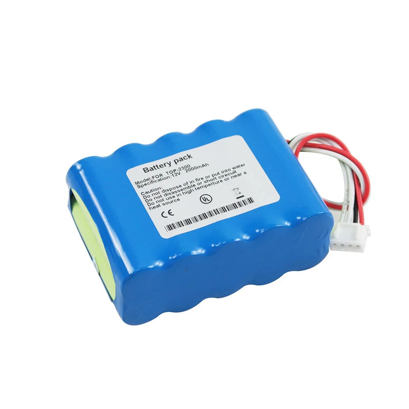 Replacement NI-MH TOP-2300 12V 2000mAh High Quality Medical Battery For TOP BP-23 Syringe Pump Hydride ni-mh Device