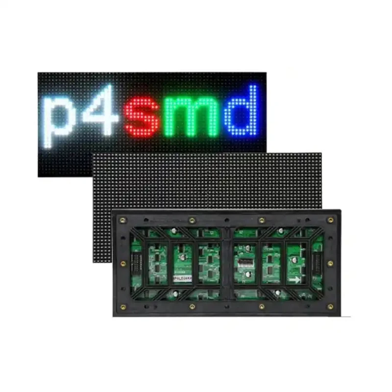 P4 наружный внутренний модуль 256*128 мм полноцветный 64*32 пикселей SMD RGB светодиодные дисплеи наружные высокая яркость полный Rgb