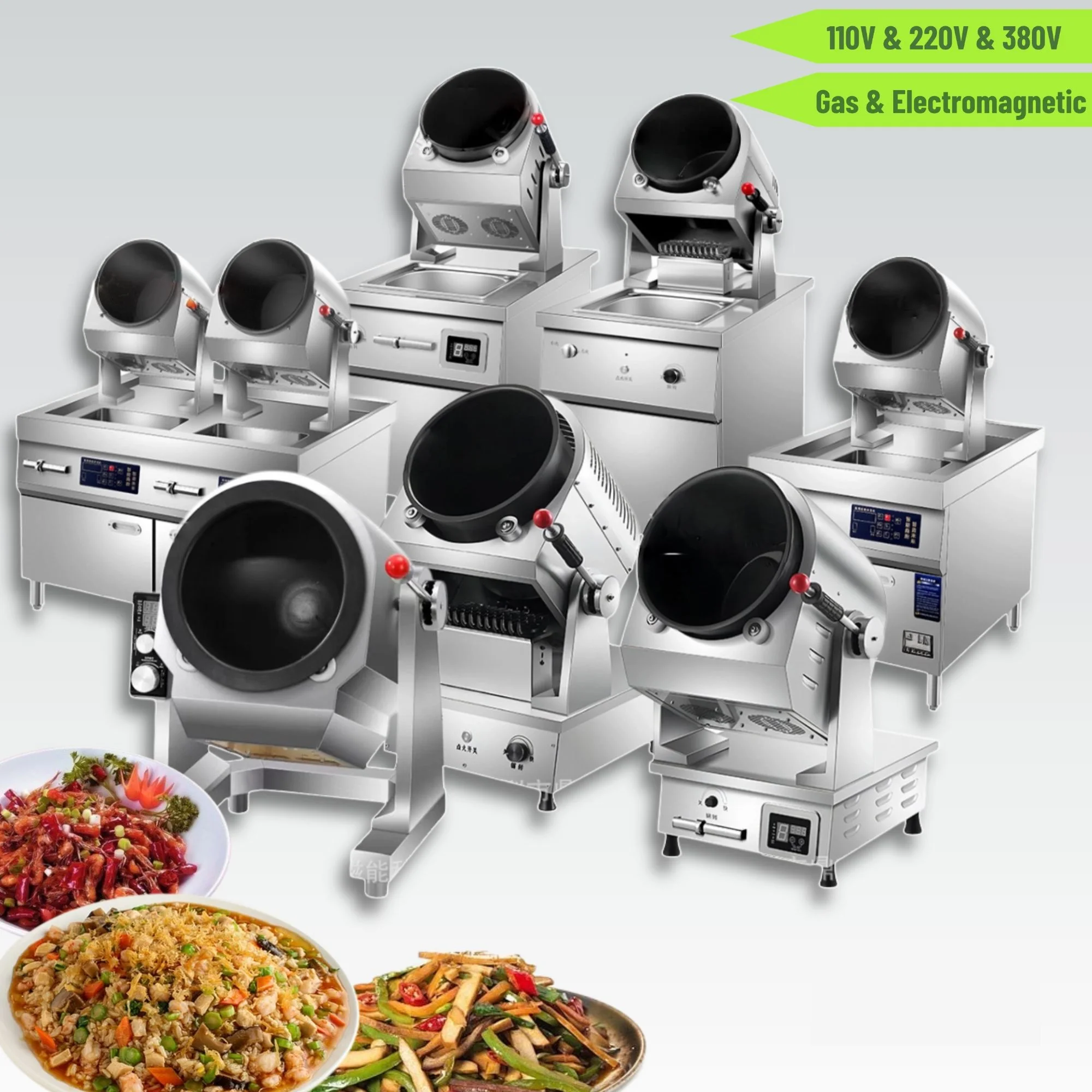 Commercial Cooking Robot Drum Cooking Machine automatic Fried Rice Wok full automatic cooking robot kitchen Stir Fried Machine