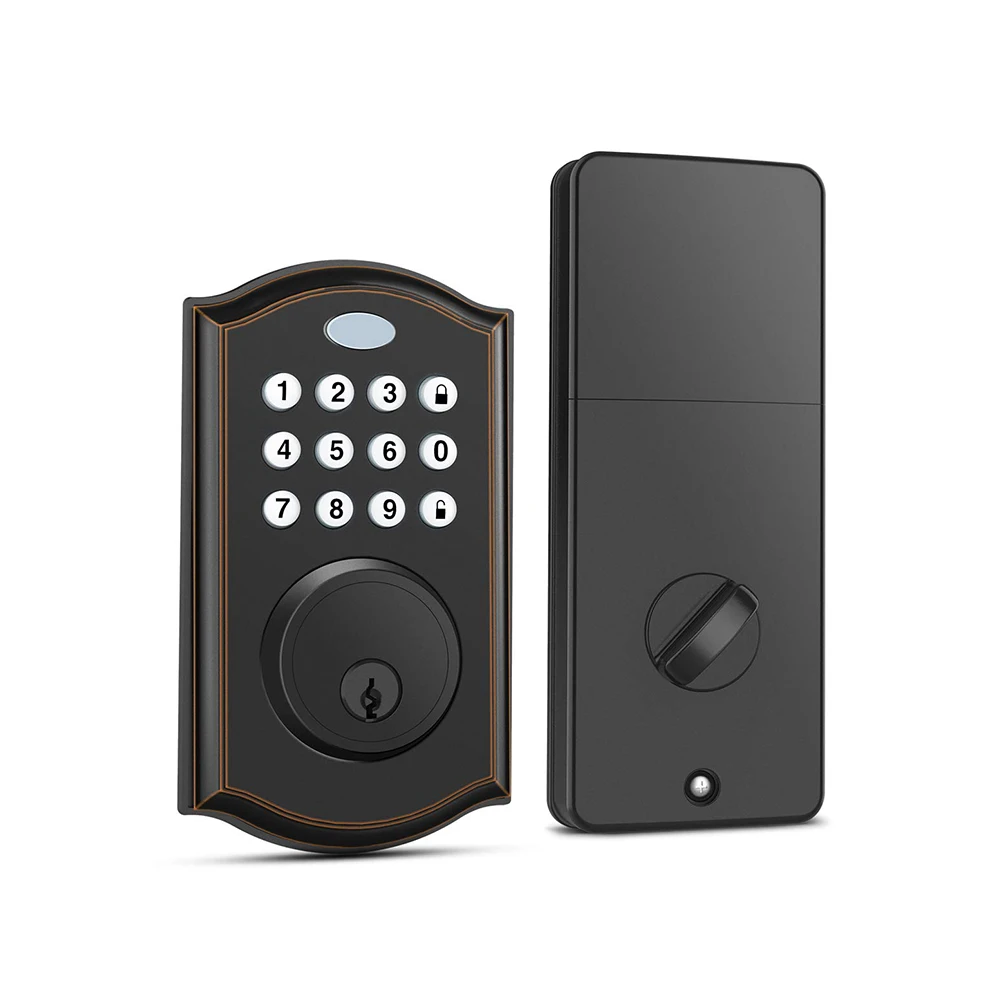 America Electronic Keypad Smart Locks Deadbolt Keyless Entry Door Lock