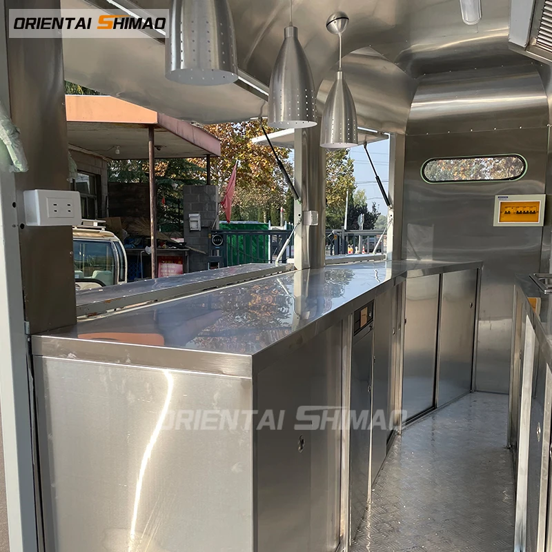 Oriental shimao bread oven club vending machine bar food trailer fully equipped