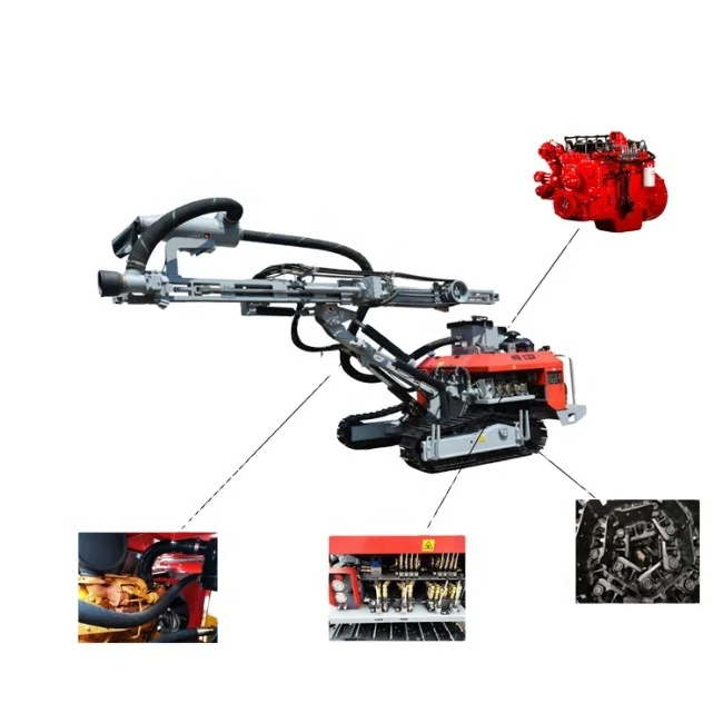 Апком на гусеничном ходу двигателя B3 crawlerdth сверлильный станок для бурения скважин цены поверхности Взрывная скважина буровая установка машины