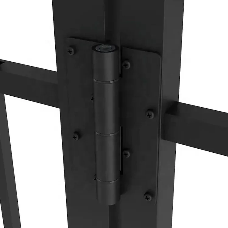 Outdoor Door Smart Adjustable Spring Self Closing Garden Gate Aluminum Hinge For Heavy Doors Folding Gate