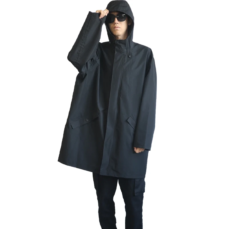 wholesale Women and men Waterproof Raincoat Lightweight Rain Jacket Hooded Windbreaker With Pockets For Outdoor