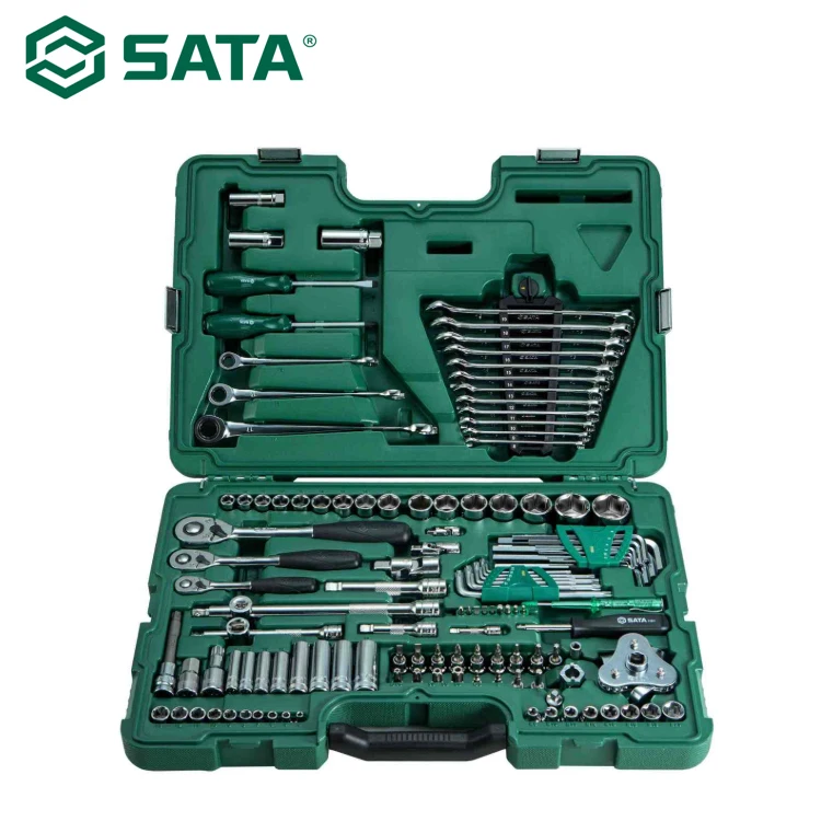 SATA  09014G   128Pc 1/4&3/8&1/2 Dr. Master Tool Set