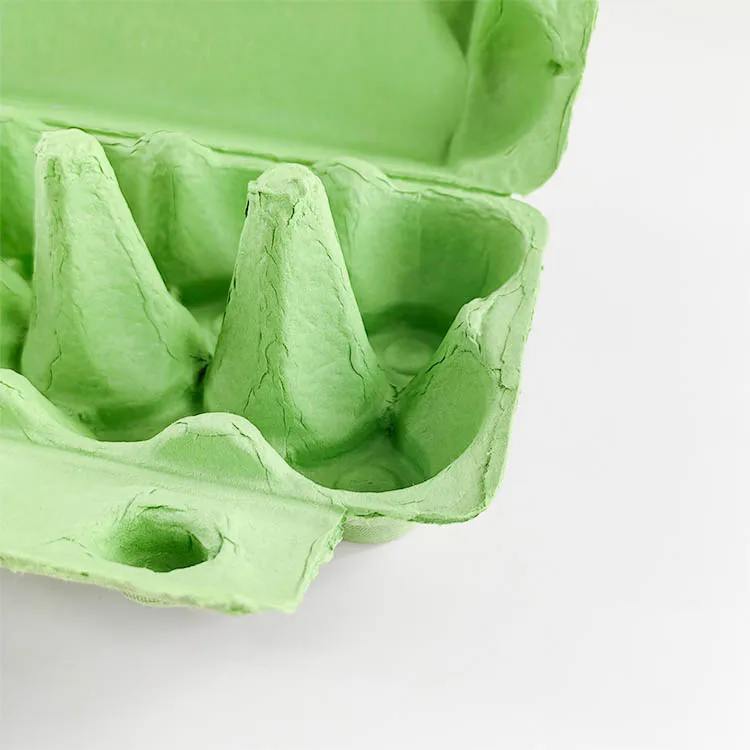 Custom Eco Friendly  Wholesale Factory Biodegradable Molded Packaging Pulp Box Egg Tray