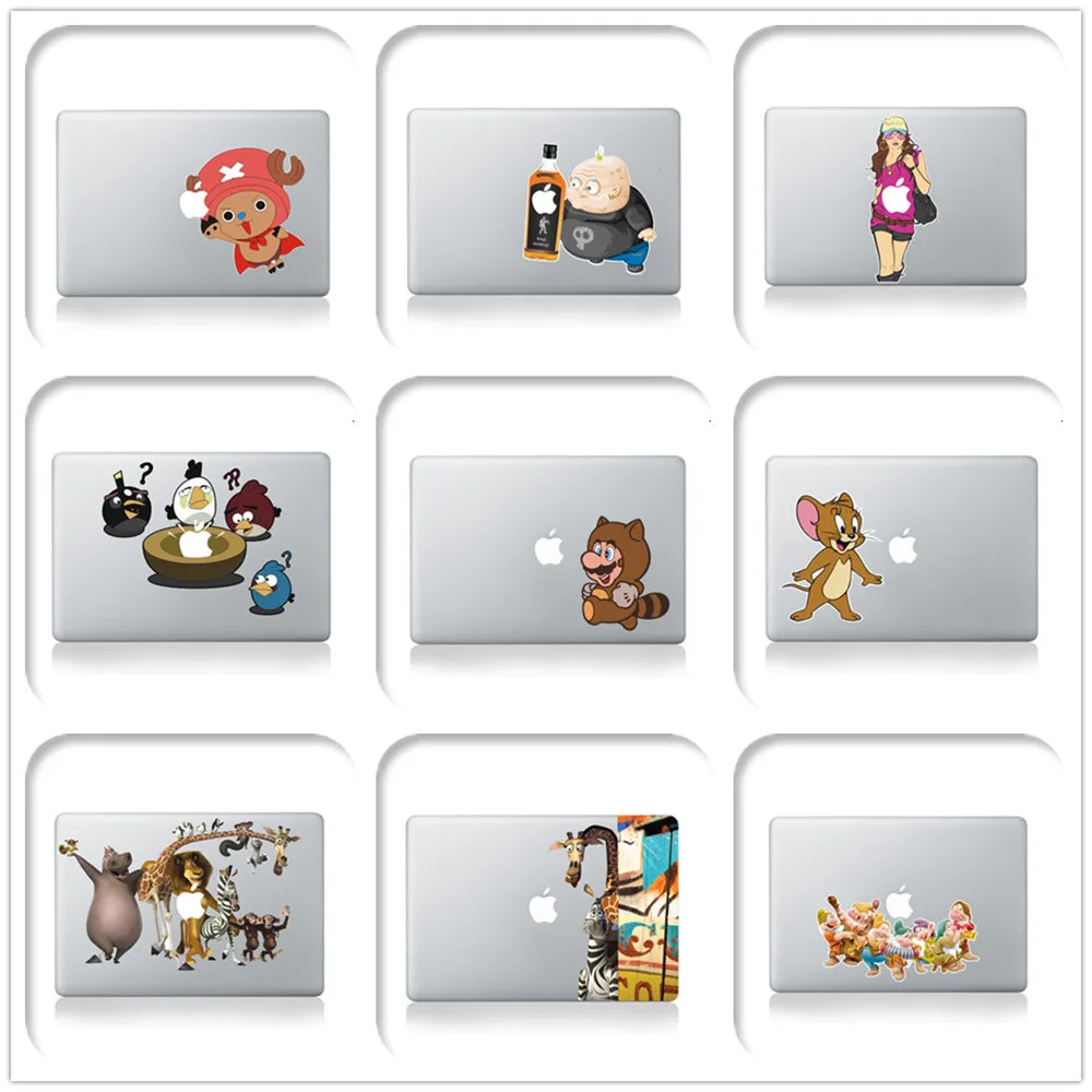 Laptop Decoration Decals Wraps Sticker Logo Clear Sticker Skin for Macbook Ce OEM Use Mobile Phone Low Price Stock Acceptable