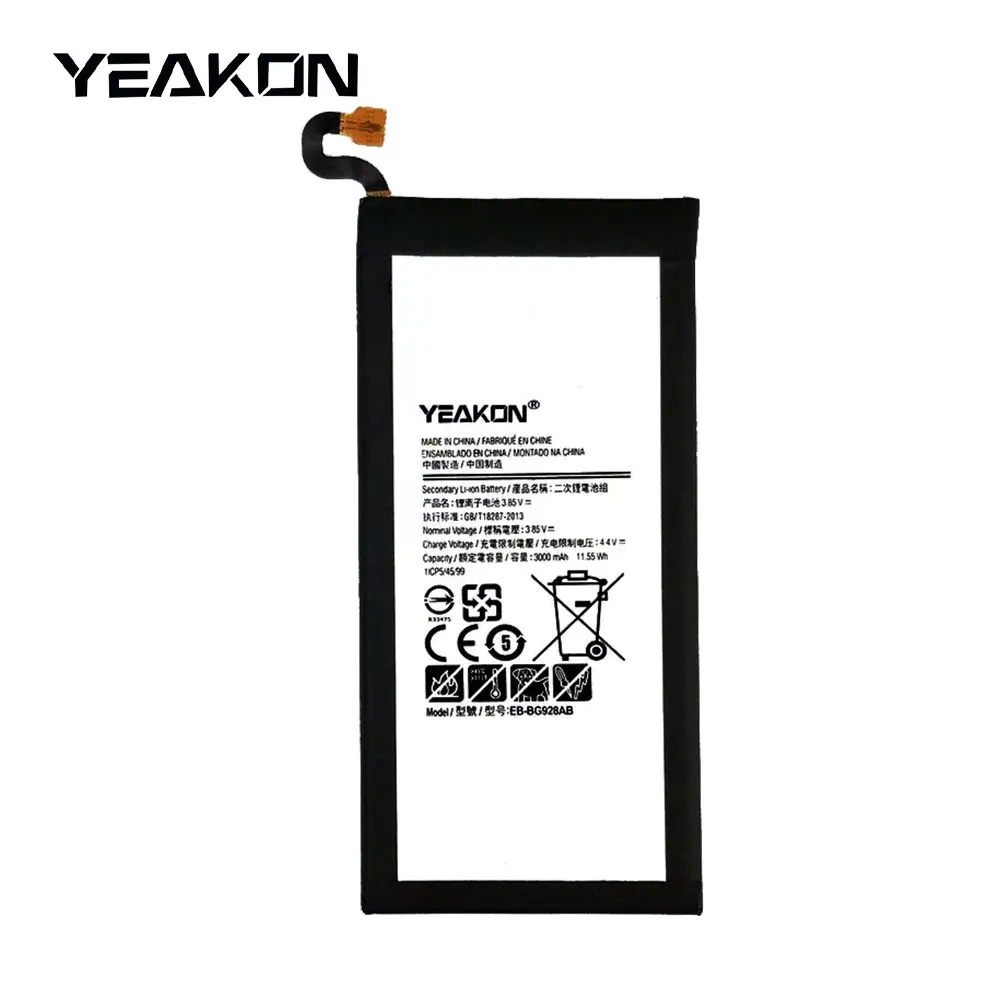 Galaxy S6 Edge Plus Battery 3000mAh Li-Polymer Built-in Battery EB-BG928ABE Replacement for Samsung S6 Edge Plus SM-G928 G928A