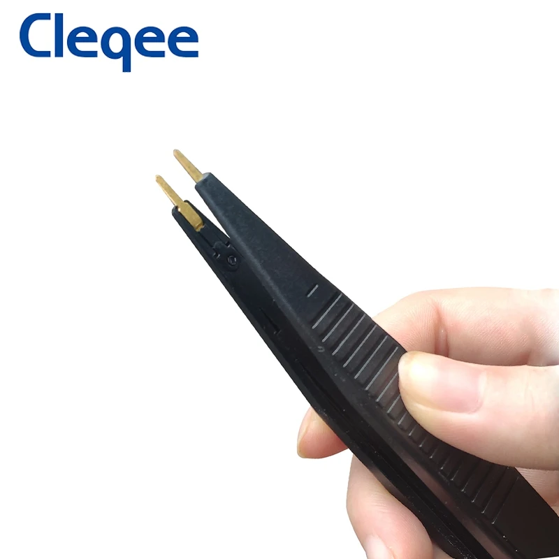 Cleqee P1510 LCR testing tool Multimeter tester meter Pen probe lead tweezers SMD Clip for Vichy