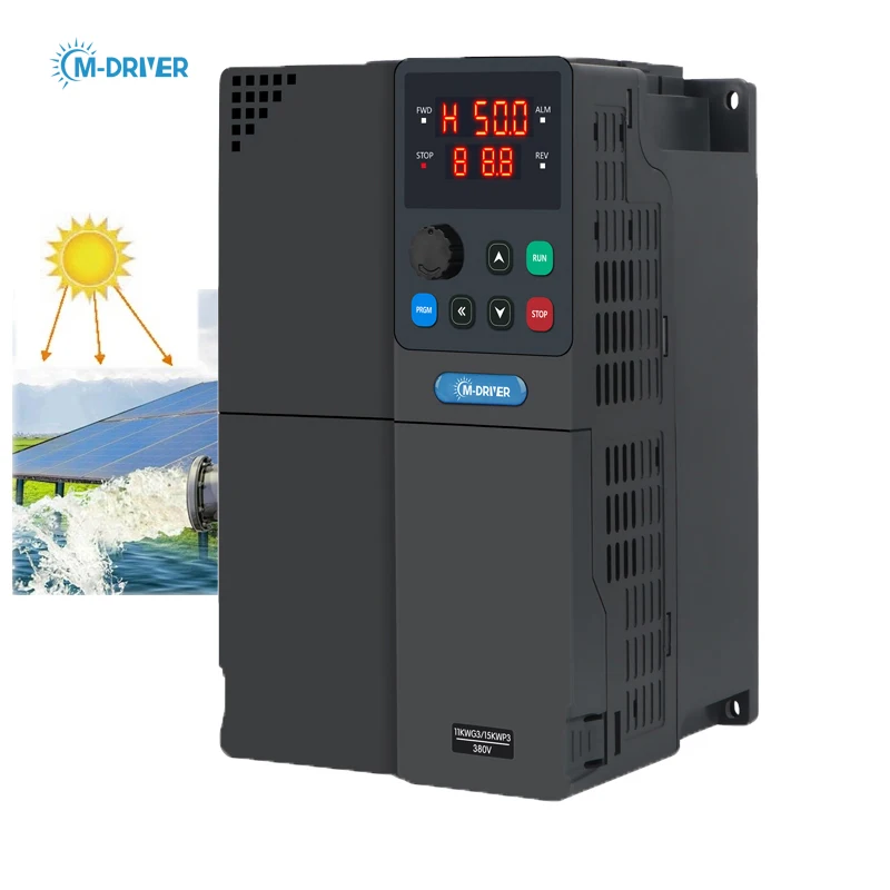 M-driver 30kw 3 phase VFD MPPT Solar DC to AC Converter 22kw Submersible pump Inverter