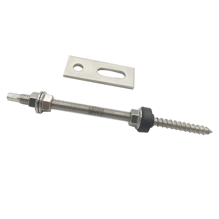 solar mounting Solar roof mounting Hanger Bolt Parafuso Prisioneiro Madeira
