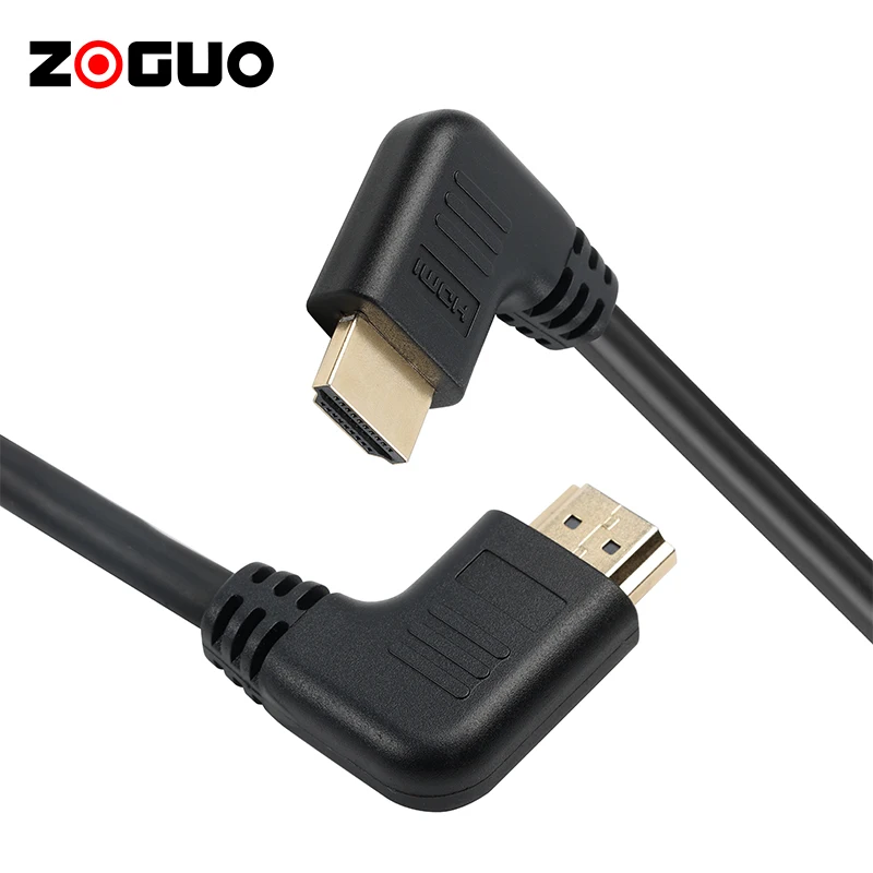 Новый продукт 1 м 2 3 5 10 V2.0 4K 60 Гц 2160P HDMI-кабель с прямым углом