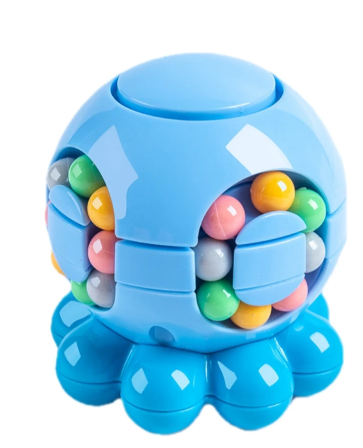 2023 New Design Rotating Magic Bean Toys Puzzle Fidget Cubes Educational Kids