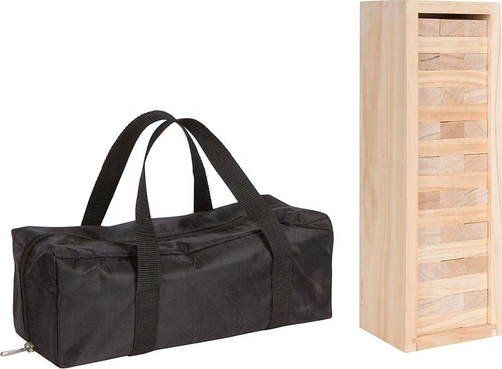 Nontraditional Wooden  tumbling tower Stacking Game