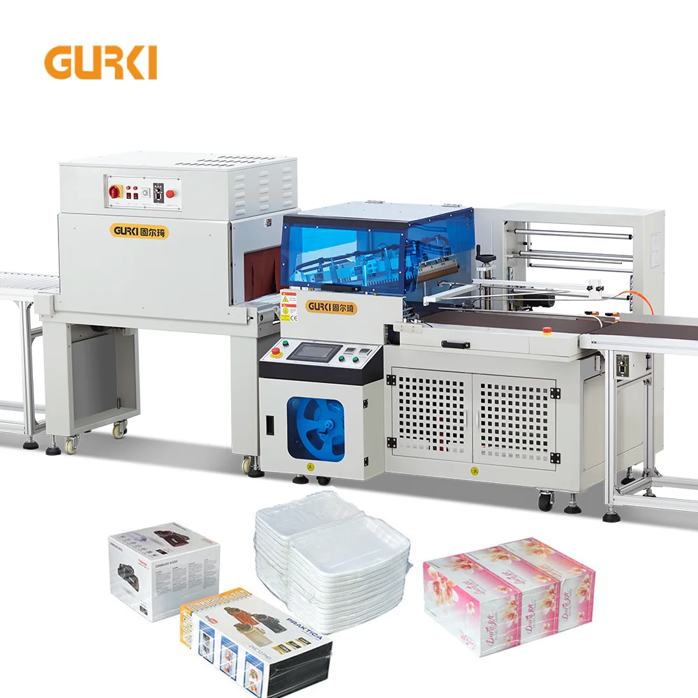 Semi-Auto Pof Film Shrink Wrap Packing Machine/ Bottle Wrapping Packaging Line/Wrapping Machine Paper