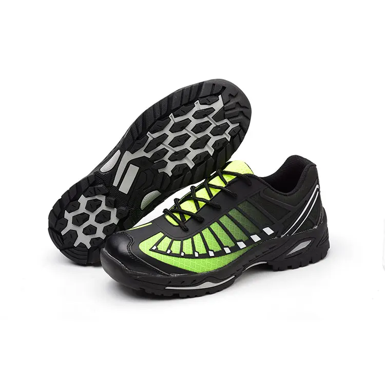 Green Shock Absorption Leisure Premium Smash-proof Safety Shoes