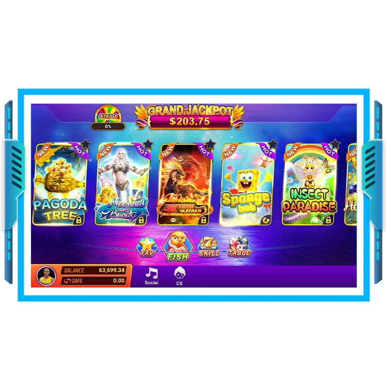 Intelligent Skill Game Online App Software X-game Coin Operated Game Online Arcade Fish Shooting App