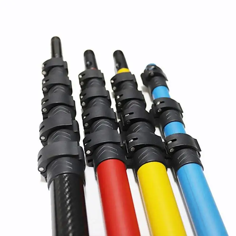 Telescopic Pole Twist Lock Sheet Curtain Telescoping Twist Lock Prepreg Cue Stick Carbon Fiber Mesh