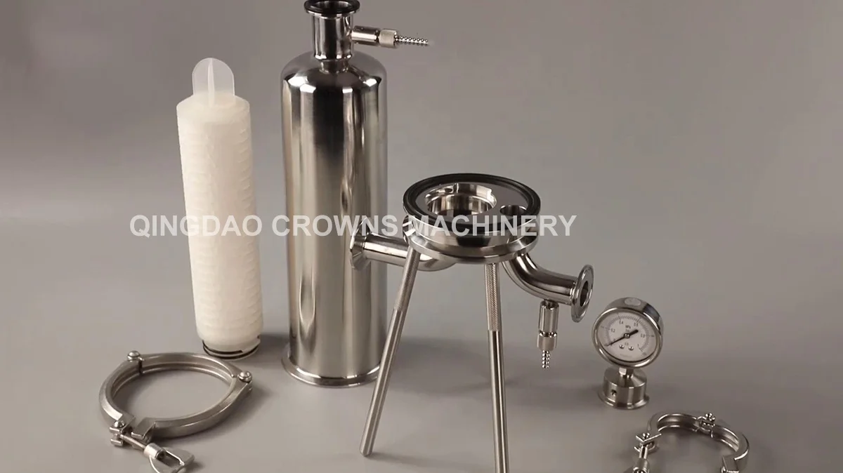 Stainless Steel 304/316 Food Grade Filter Housing for Edible Oil /Juice/ Beverages-Liquid Filtration for Manufacturing Plants