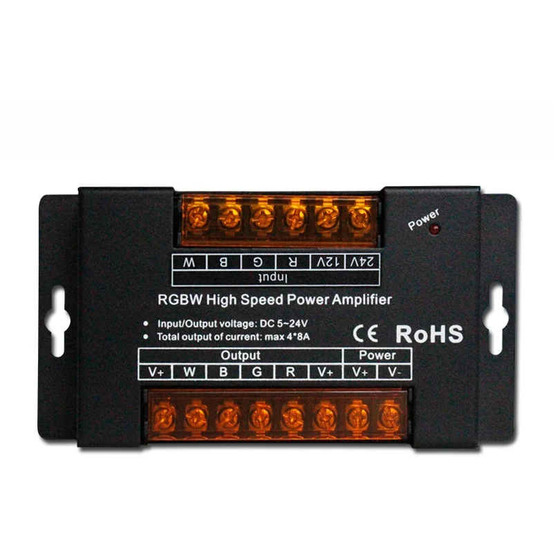High Speed LED Strip Signal Repeater 30A 12V 24V 360W RGB RGBW PWM LED Amplifier for Led Lighting