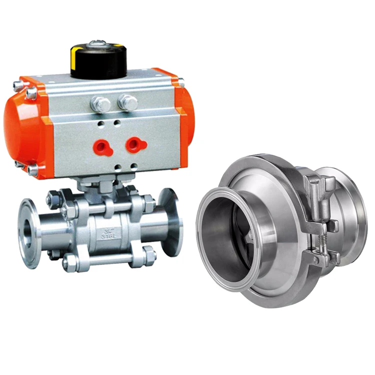 Factory Directly Supply Check Valve Tri Clover Sanitary Hygienic Valves And Fittings With High Quality