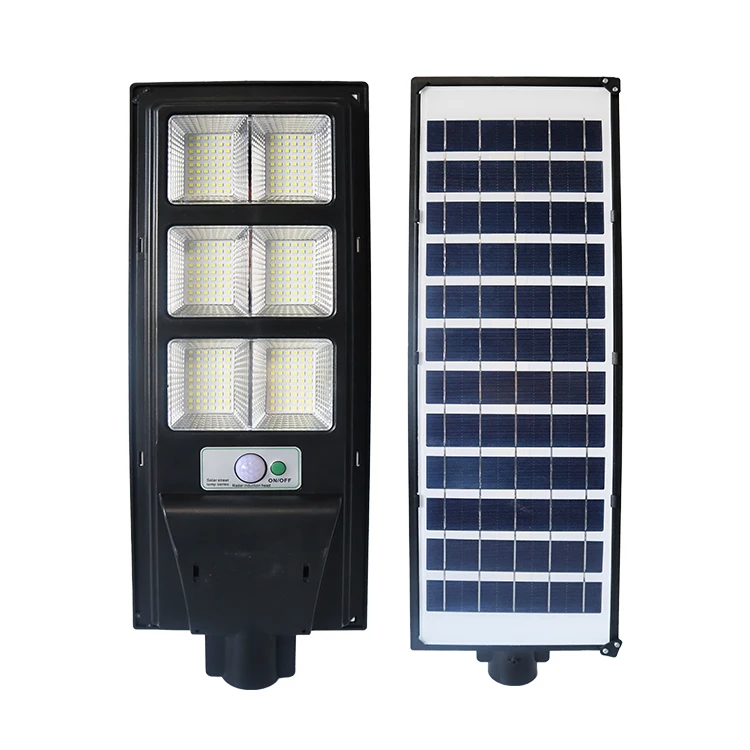 High quality waterproof outdoor IP65 radar sensor landscape light 120W solar LED street lamp