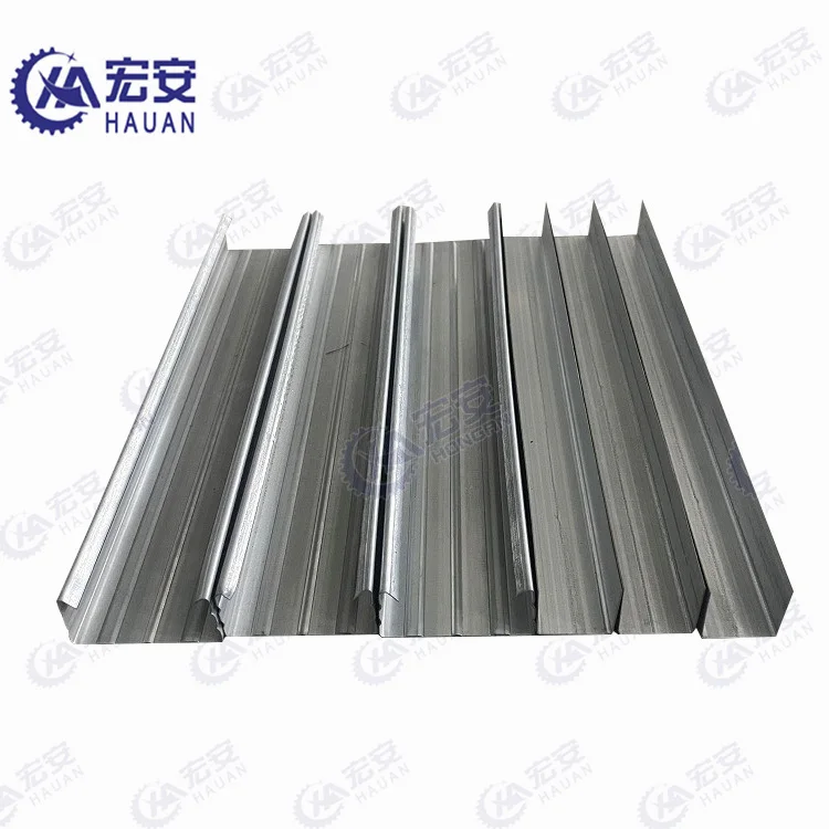 Automatic C U shape purlin channel profiles cold roll forming machine channel purlin making machine for sale