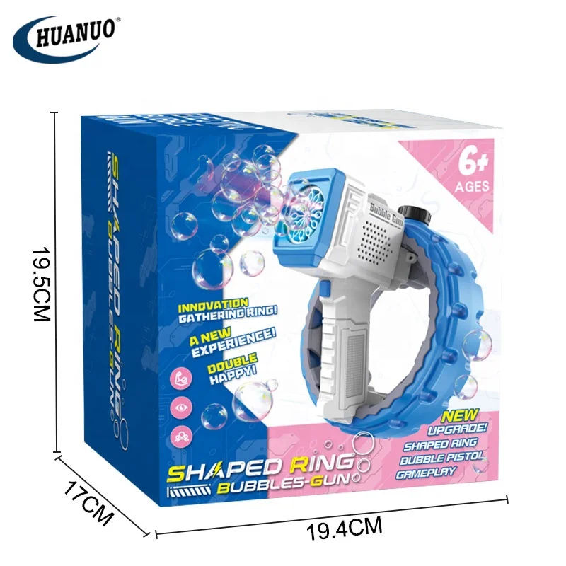 Adults Outdoor Electric Massive Bubble Gun Pistol Automatic Bubble Maker 600 ml Tank Bubble Machines