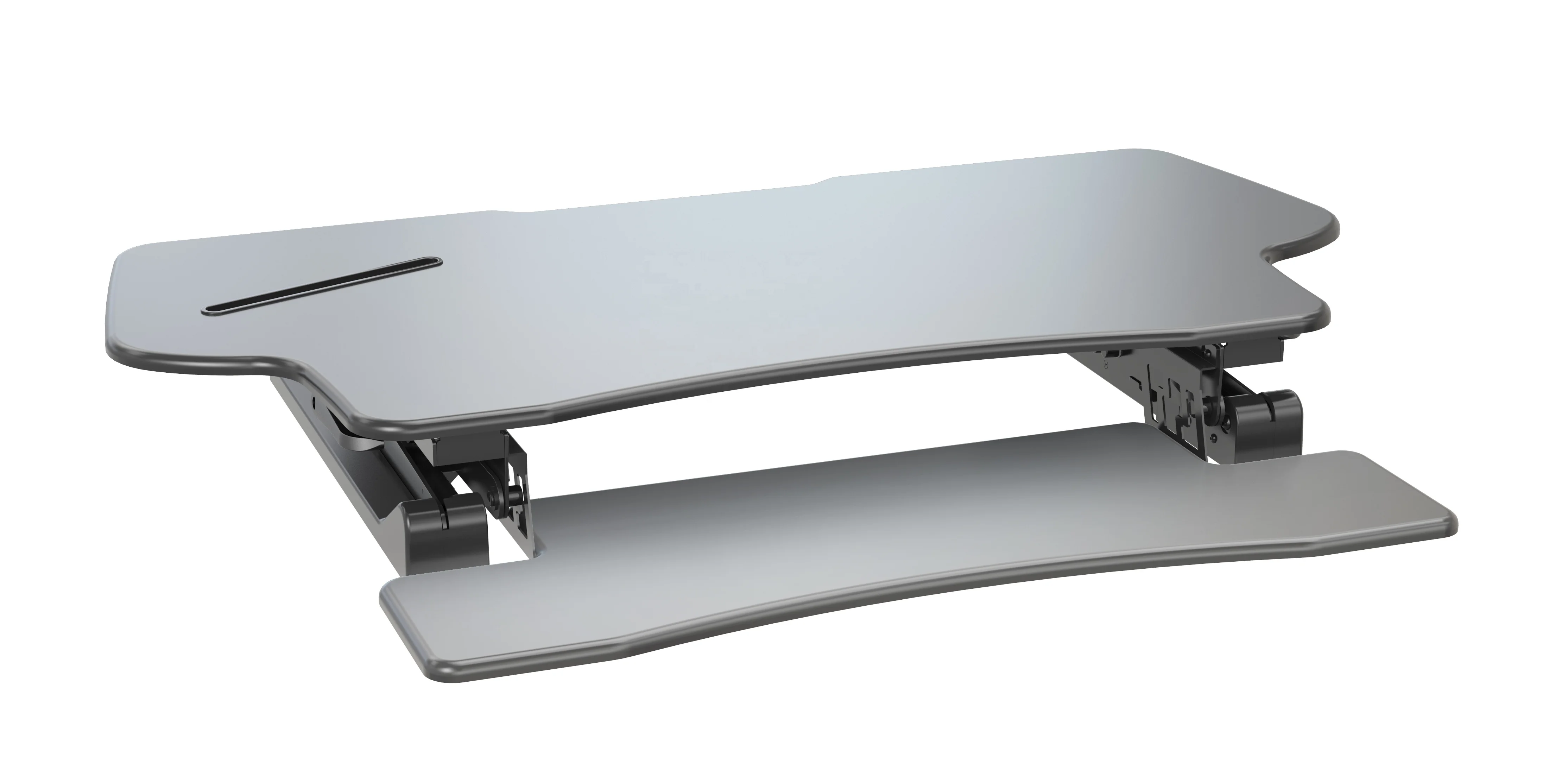  Ergonomic Height Adjustable Computer Sit Standing Large Surface Up to 33lbs Workstation Desks