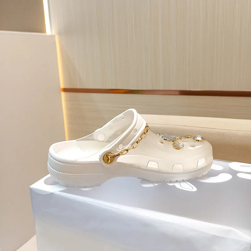  Wholesale Women Platform Clogs Summer High Heel Sandals Slippers Girls Cute Sandal ladies Clog