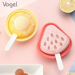 2022 new DIY customized silicone popcical food grade safe  ice cream popsicles molds