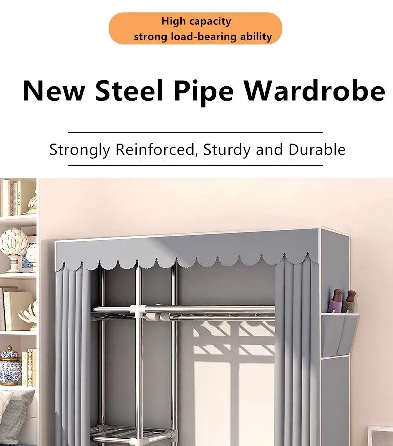 83cm portable wardrobe1