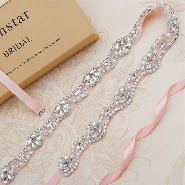 
Stunning Brides Wholesale Noble Rhinestone Bridal Sash Wedding Belt For Women Dress 