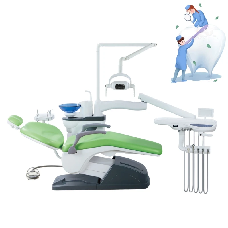 Computer Controlled Integral Dental Unit Implant Dental Chair for Children and Adult