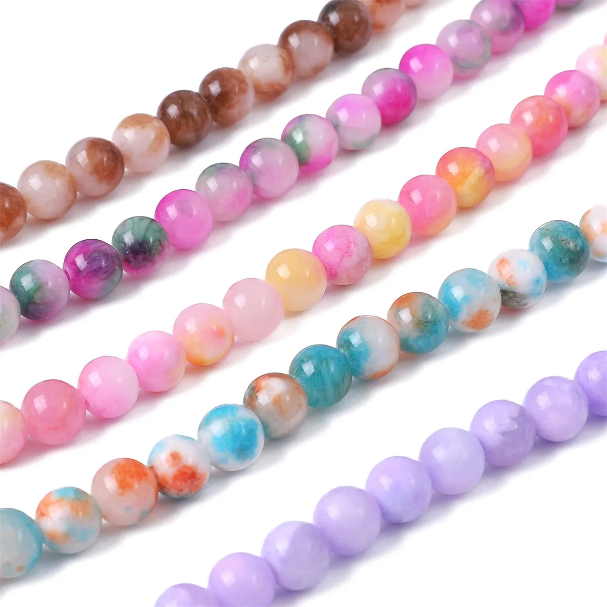 hot sale natural stone beads 6mm 8mm 10mm persian jade rondelle gemstones loose beads charm for jewelry making