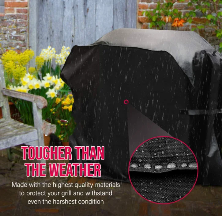 Grill BBQ Cover 600D Waterproof Gas Barbecue Covers For Weber Brinkmann Char Broil Grills