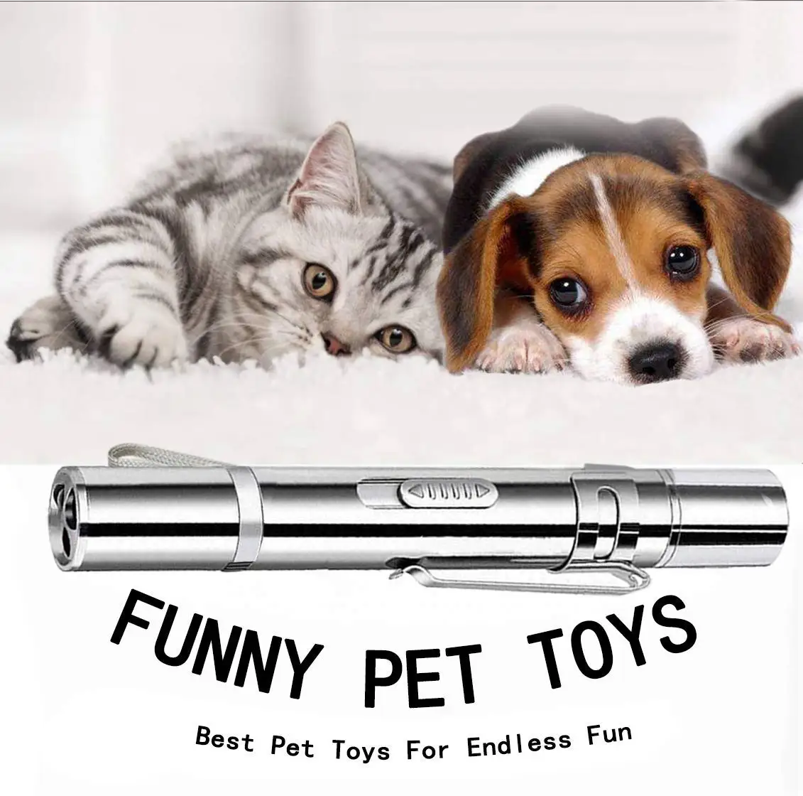  New Arrival Upgrade Interactive Teaser 3 Modes 7 in 1 Cat Toy Pen Light Portable USB Laser Pet Training Tool with 5
