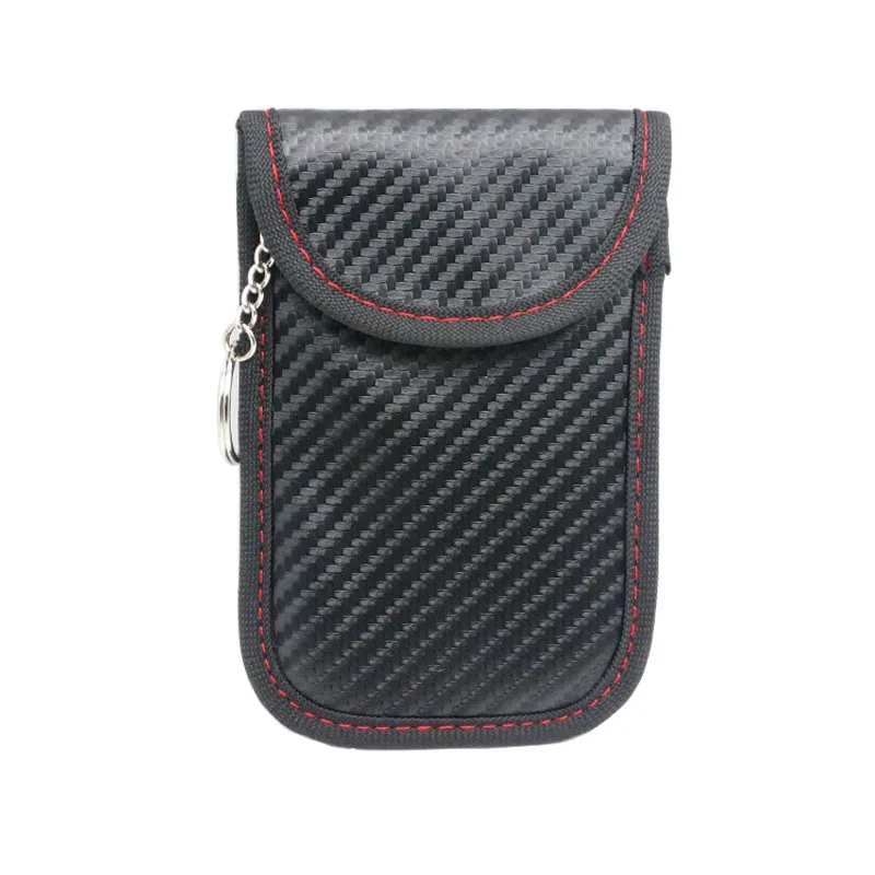 New Signal Blocking Bag Car Key Case RFID Anti-Scanning Shielding Case Anti-Magnetic Radiation Protection Block Case