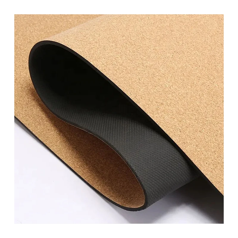 Hot Sale Home Sports Yoga Mat Custom Logo Non-slip Natural Cork Yoga Mat Ecological