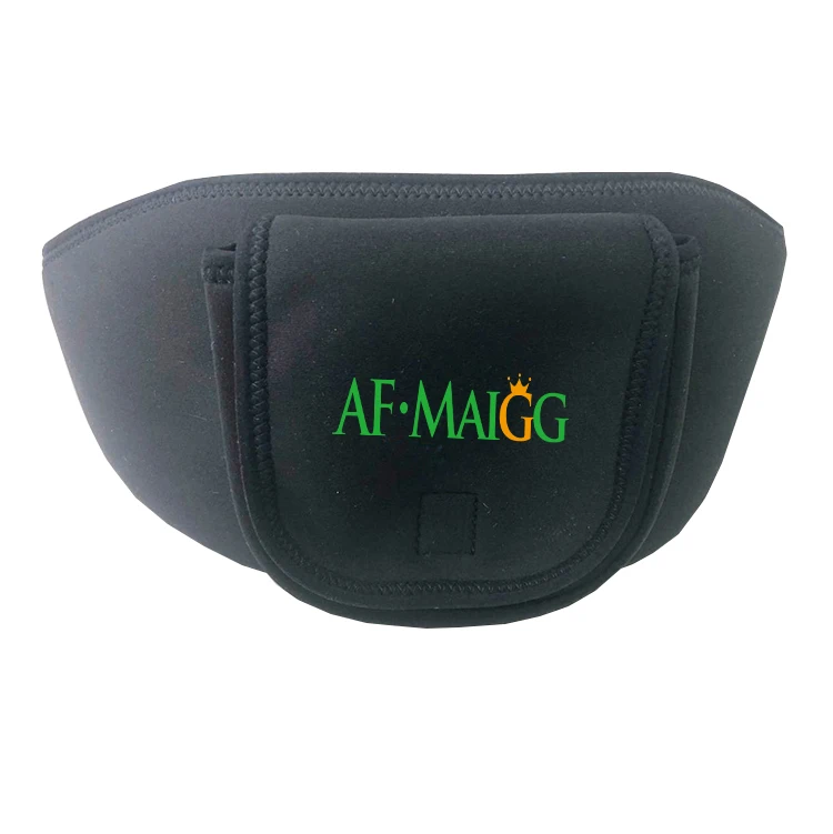 Black Printed Neoprene Travel Waist CD Walkman Storage Carrying Case