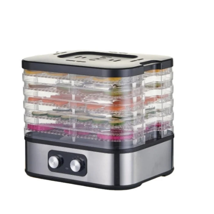 240-400W Electric Food Dehydrator Dry Fruits & Vegetables Machine with 5 Stackable Trays Mechanical Version