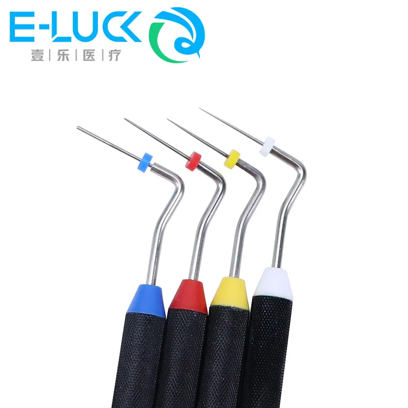 4 Sizes Dental Spreader Root Canal Vertical Filling Hand Plugger Instrument