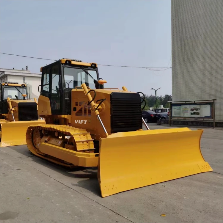 China Hot Brand VIFT Factory Price Small 110HP 135HP Diesel Bulldozer Closed Cabin Heater Air-conditioning U Blade Optional