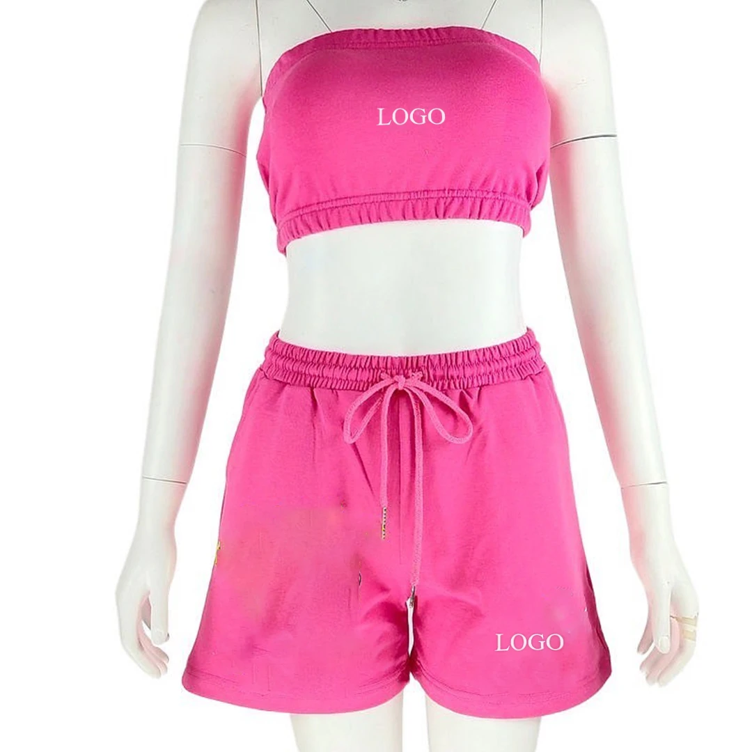 
High quality Multicolor lady casual suit outfits Breathable Stretch Booty shorts 2 piece set womens 